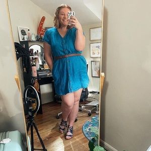 Old Navy Denim Button Dress